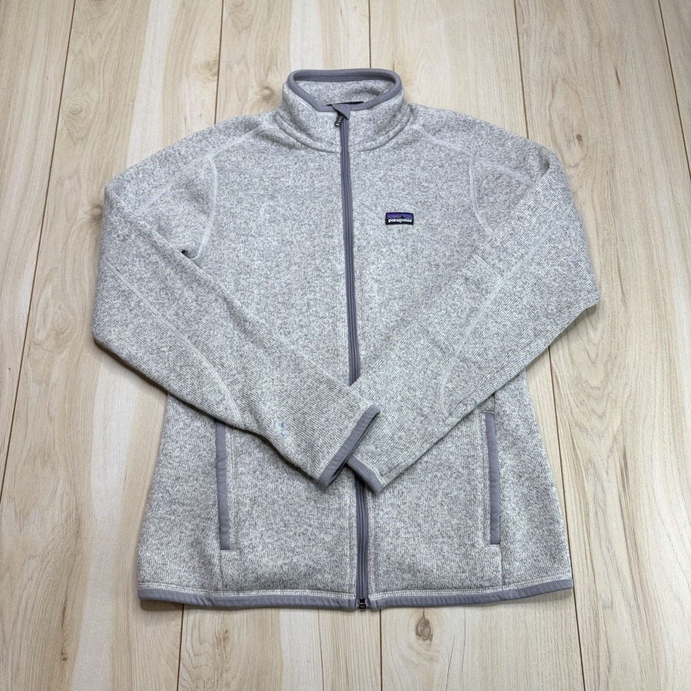 Patagonia Women's Better Sweater Fleece Full Zip Jacket Gray Size Small Pockets